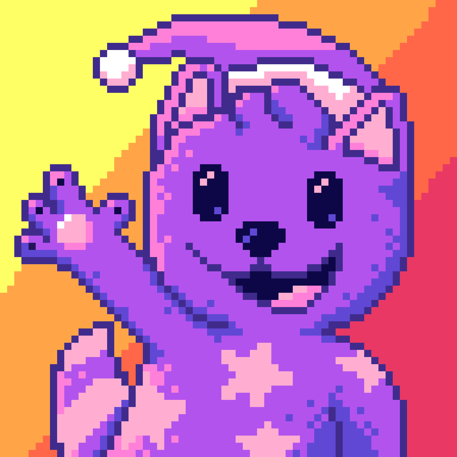 Profile picture. Also the burger menu